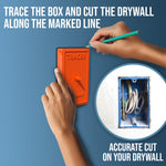 Drywall Outlet Marker with Tracer (5 Pack Pointer & 1 Tracer)- Drywall Tracer Tool for Electrical Outlets